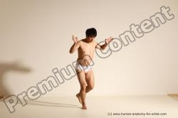 Underwear Martial art Man Asian Moving poses Average Short Black Dynamic poses Academic